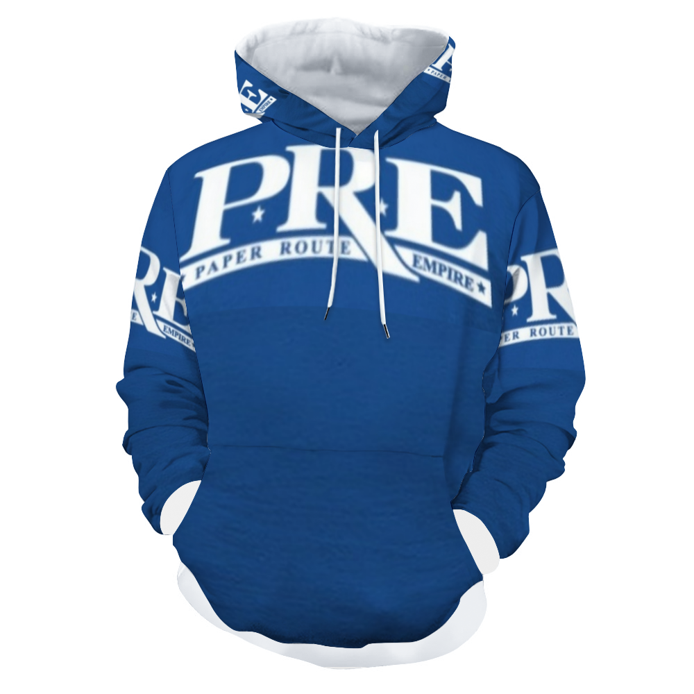 Customizable Unisex All Over Print Plush Hoodies with Pockets