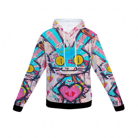 Customizable Unisex All Over Print Plush Hoodies with Pockets