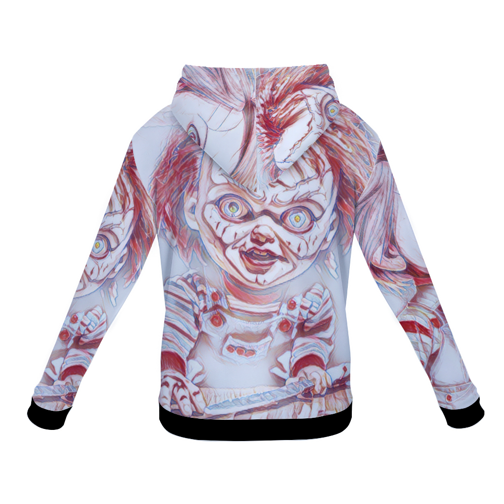 Customizable Unisex All Over Print Plush Hoodies with Pockets