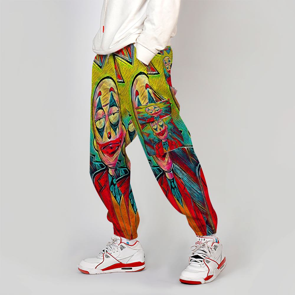 Custom Unisex All Over Print Long Casual Baggy Jogger Pants