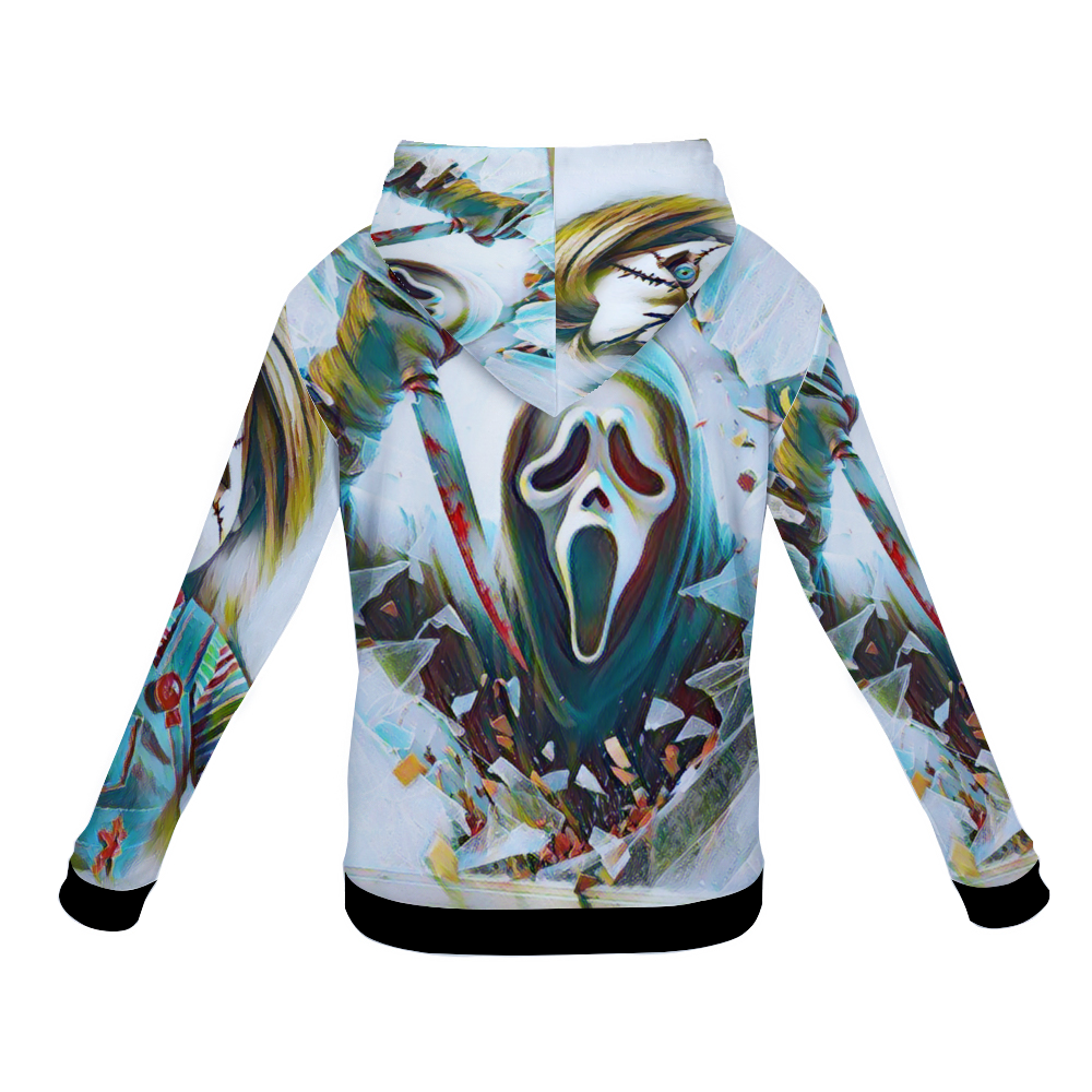 Customizable Unisex All Over Print Plush Hoodies with Pockets