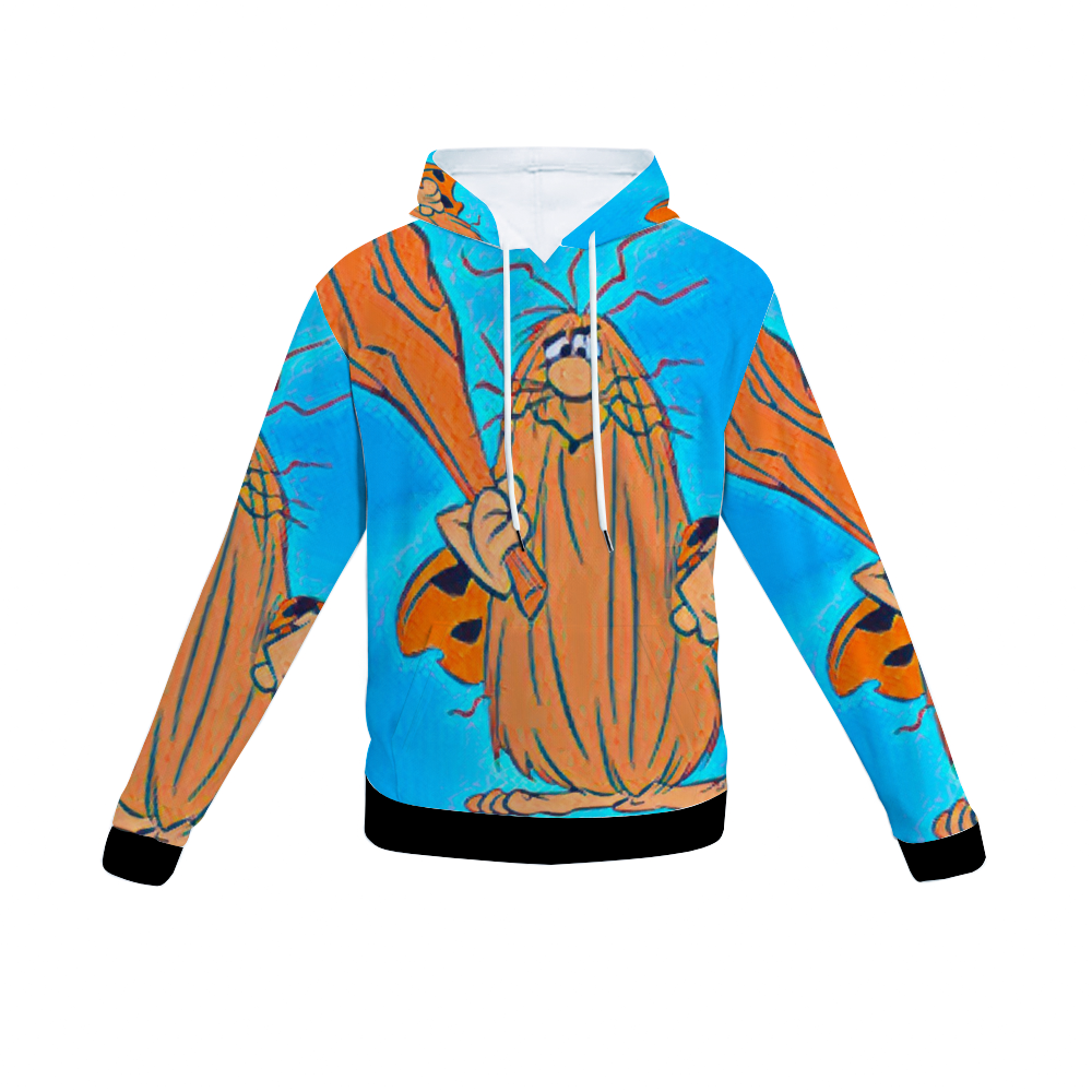 Customizable Unisex All Over Print Plush Hoodies with Pockets