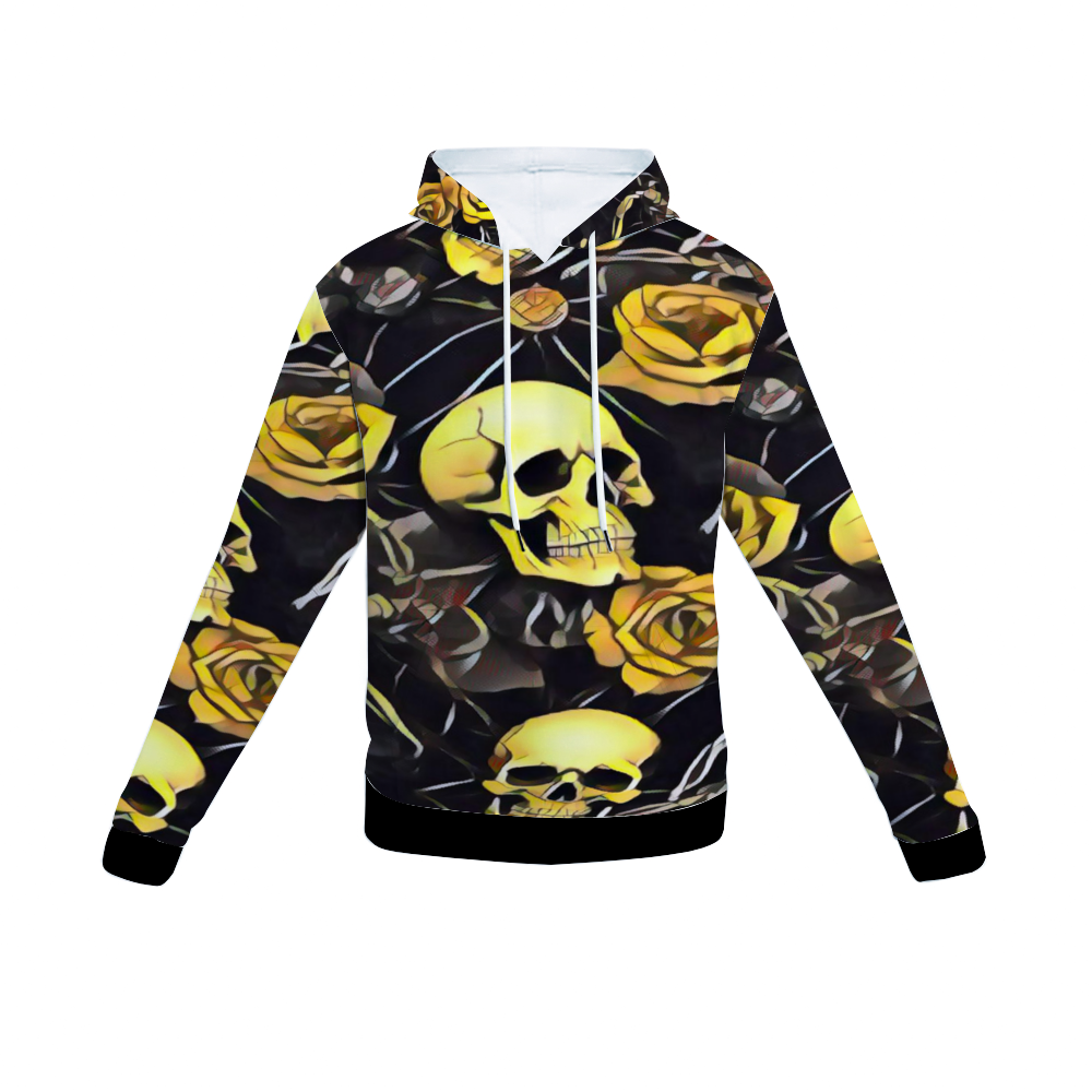 Customizable Unisex All Over Print Plush Hoodies with Pockets