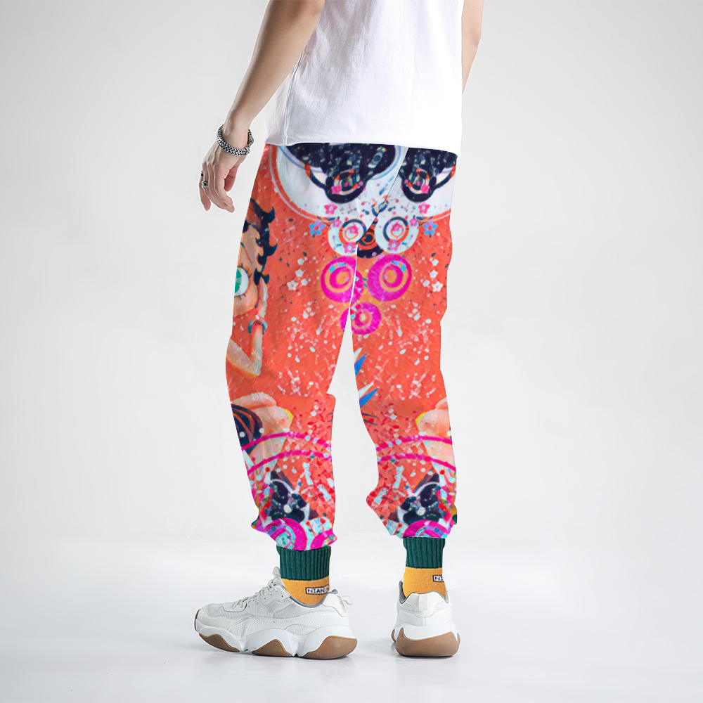 Custom Unisex All Over Print Long Casual Baggy Jogger Pants