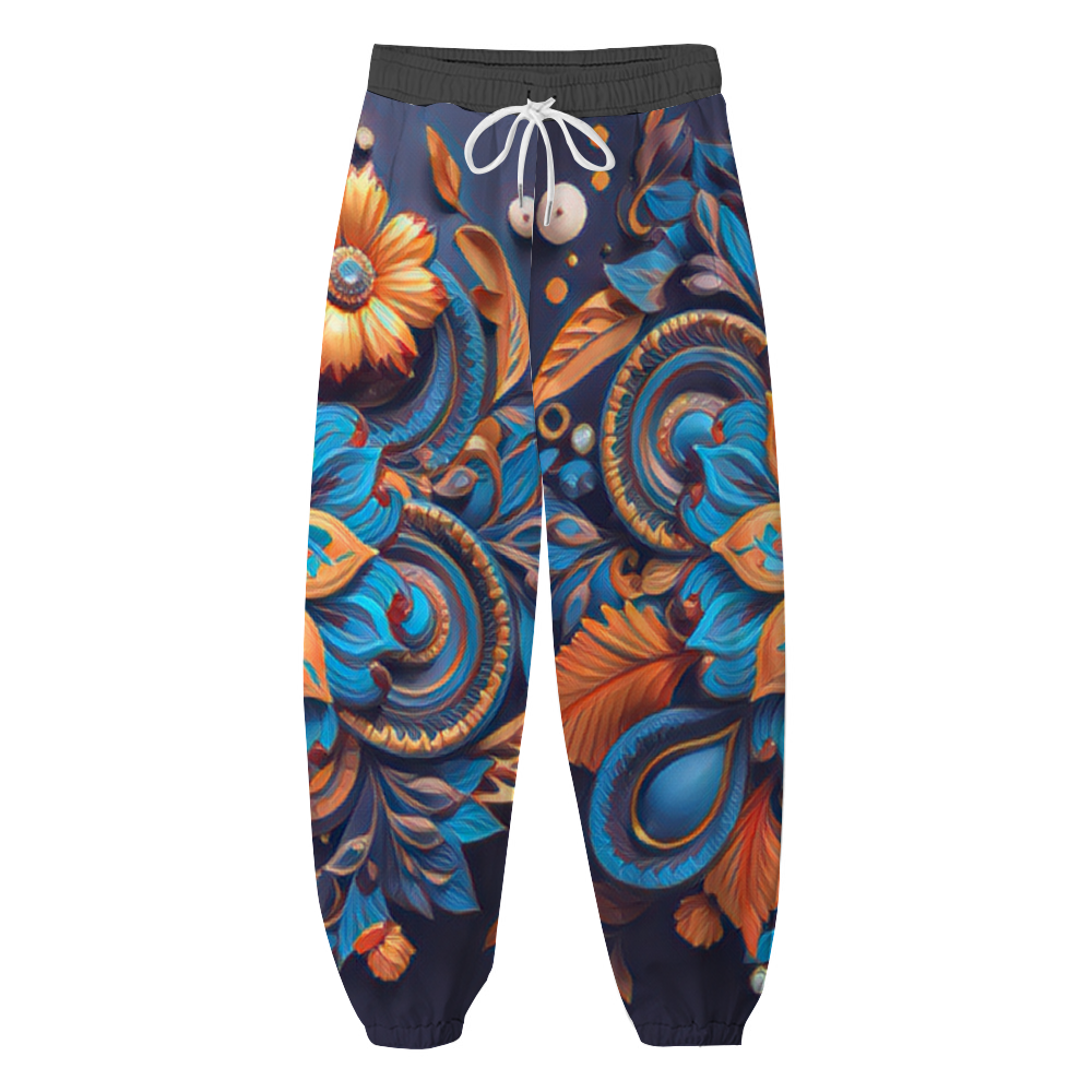 Custom Unisex All Over Print Long Casual Baggy Jogger Pants