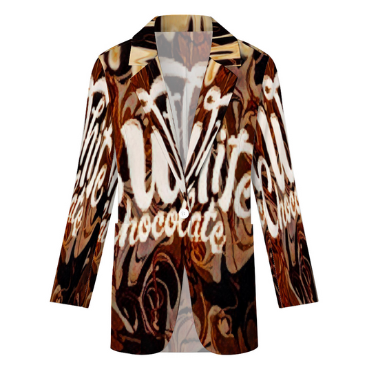 Custom Women's Casual Suit All Over Print Blazer Coat Fashion Light Coat