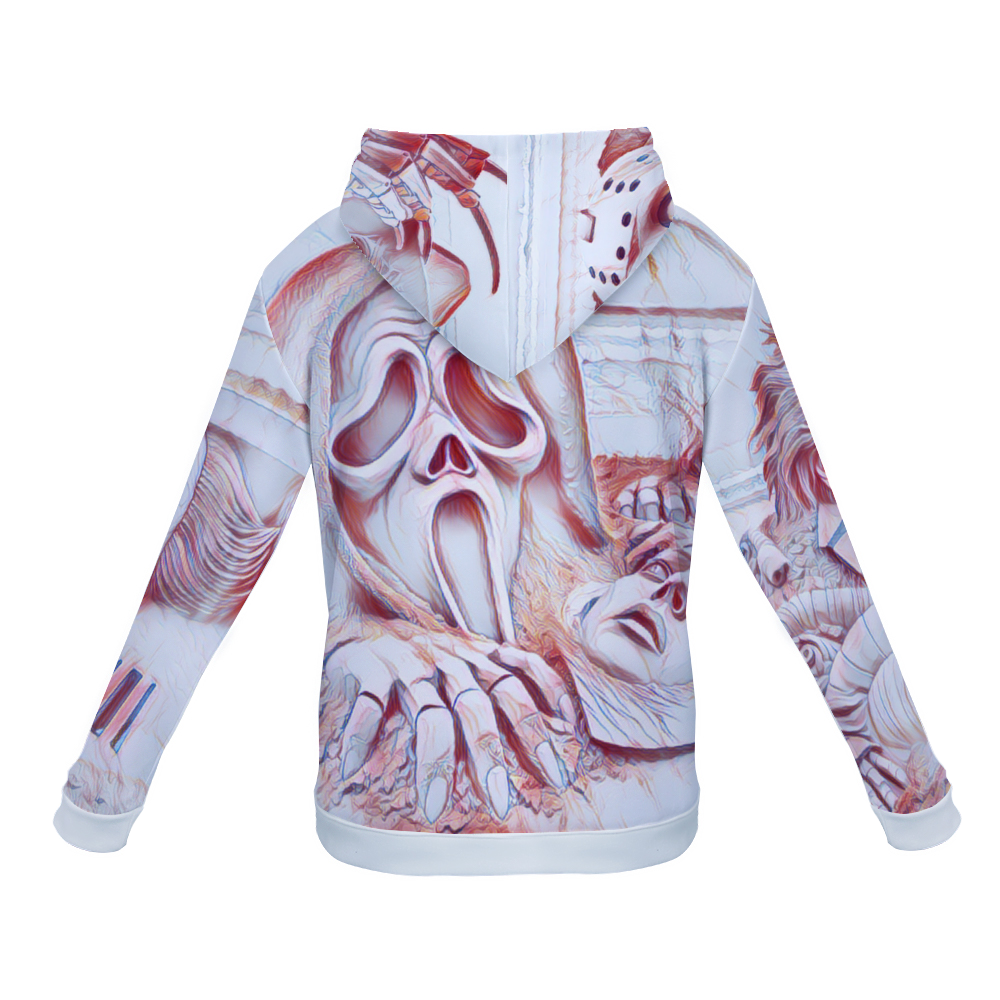 Customizable Unisex All Over Print Plush Hoodies with Pockets