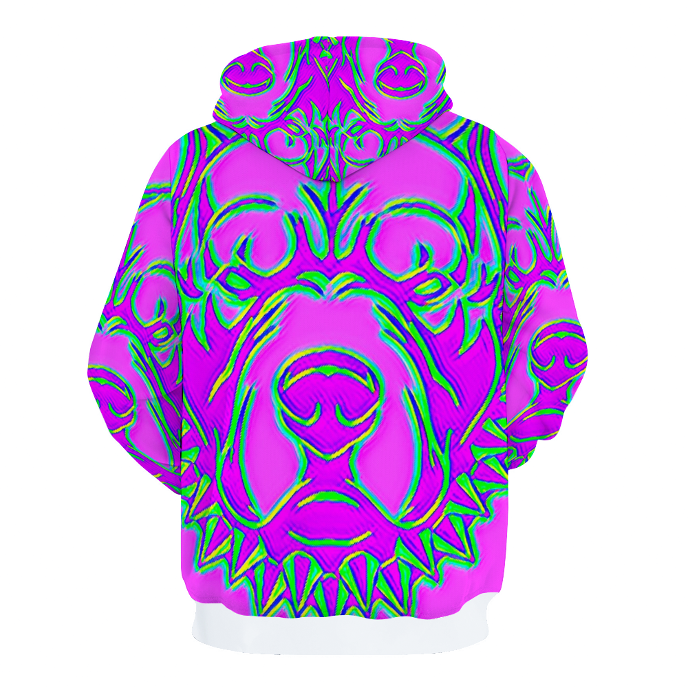 Customizable Unisex All Over Print Plush Hoodies with Pockets