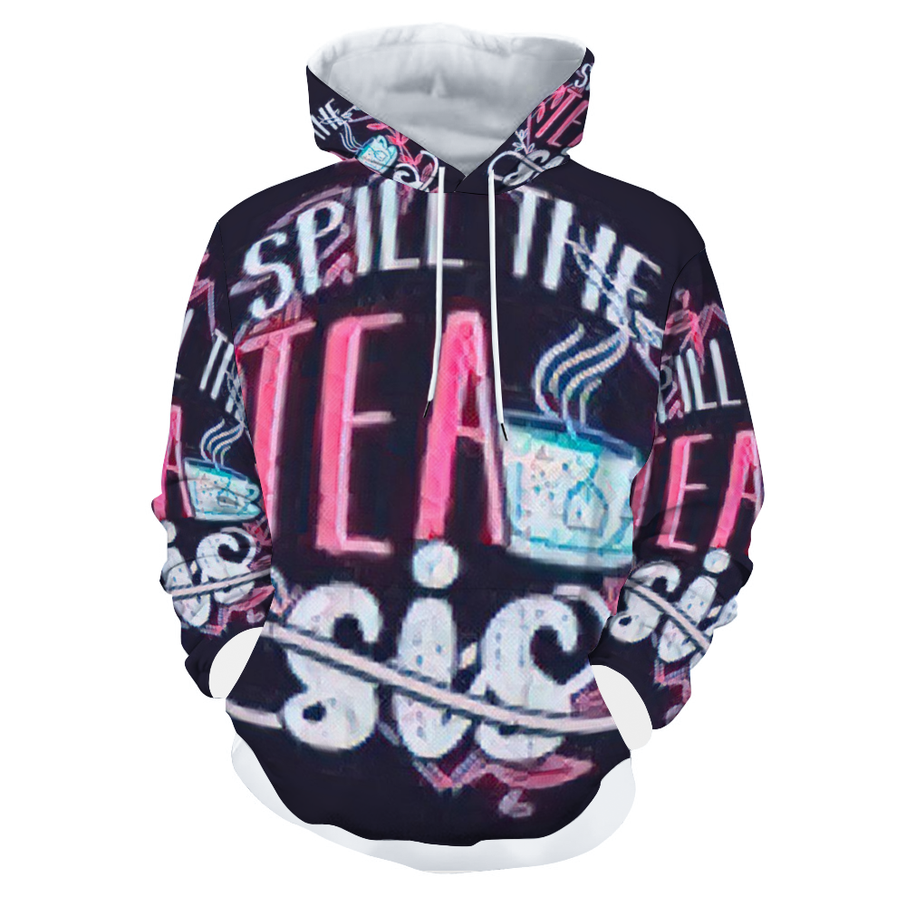 Customizable Unisex All Over Print Plush Hoodies with Pockets