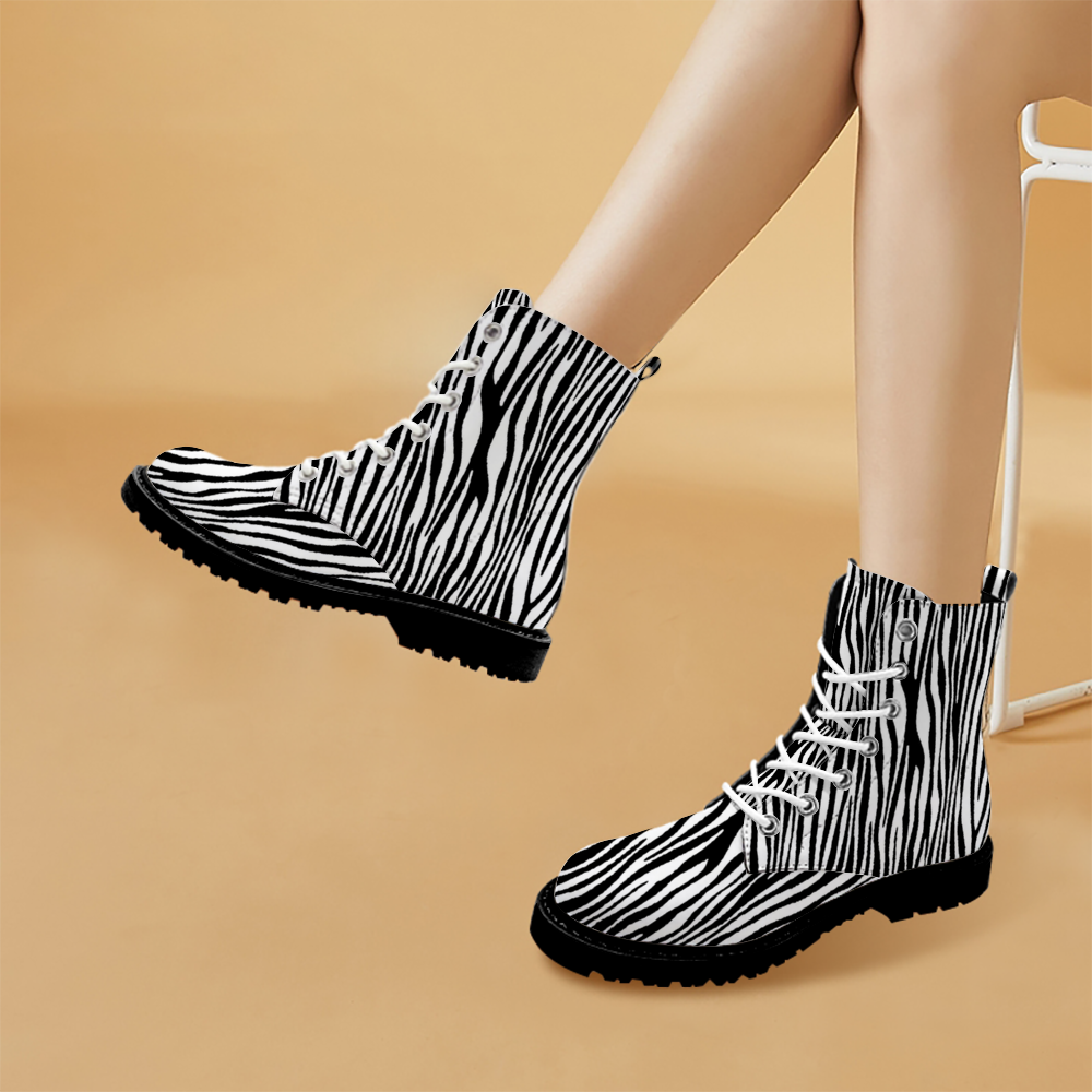 Custom Round Toe Boots Fashion Unisex All Over Print Shoes