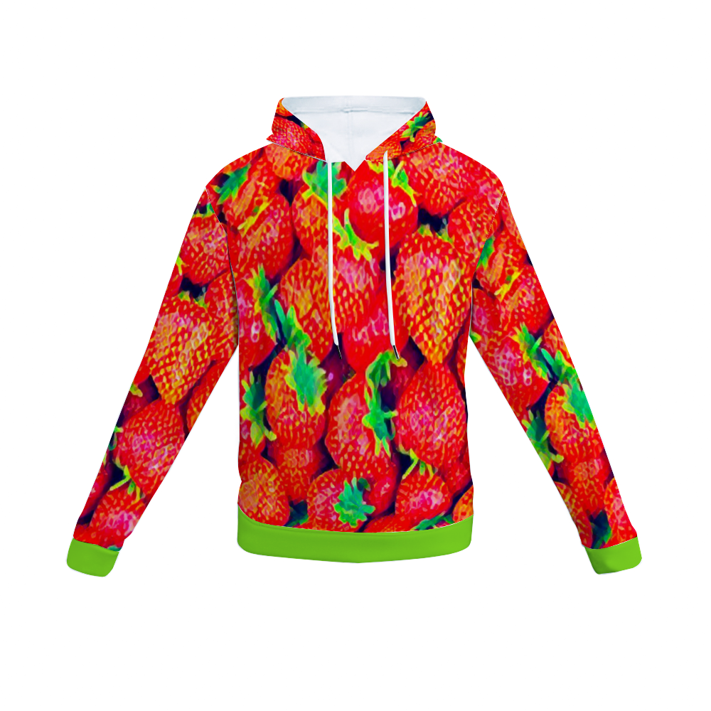 Customizable Unisex All Over Print Plush Hoodies with Pockets