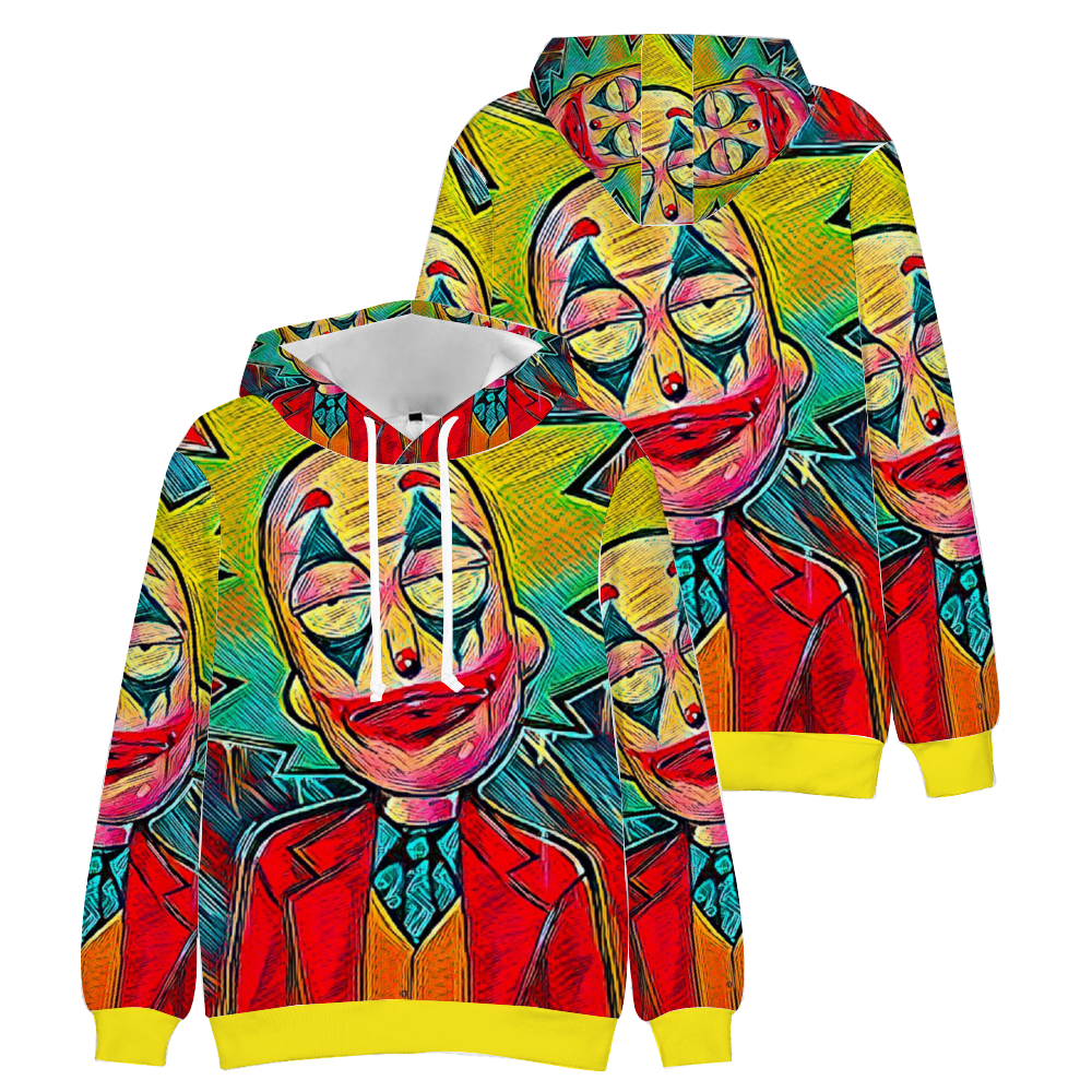 Custom Unisex Hoodies Novelty Pullover Sweatshirts  without Pockets