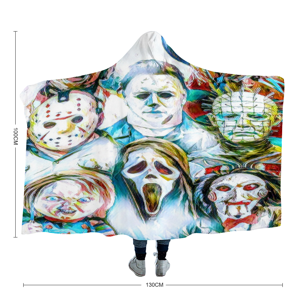 Custom Fleece Hooded Blankets Oversized Hooded blankets for adults