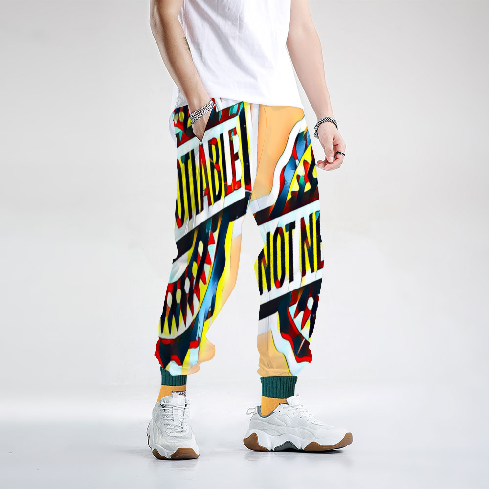 Custom Unisex All Over Print Long Casual Baggy Jogger Pants