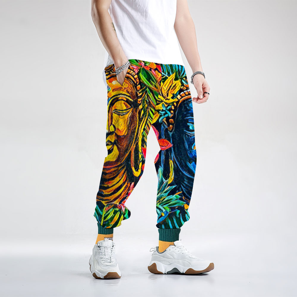 Custom Unisex All Over Print Long Casual Baggy Jogger Pants