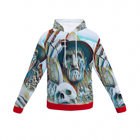 Customizable Unisex All Over Print Plush Hoodies with Pockets