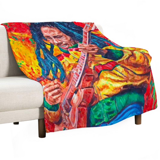 60" × 80" Custom Blankets Thin Flannel Blanket 1 Side Printing