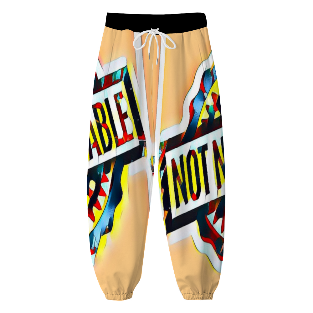 Custom Unisex All Over Print Long Casual Baggy Jogger Pants