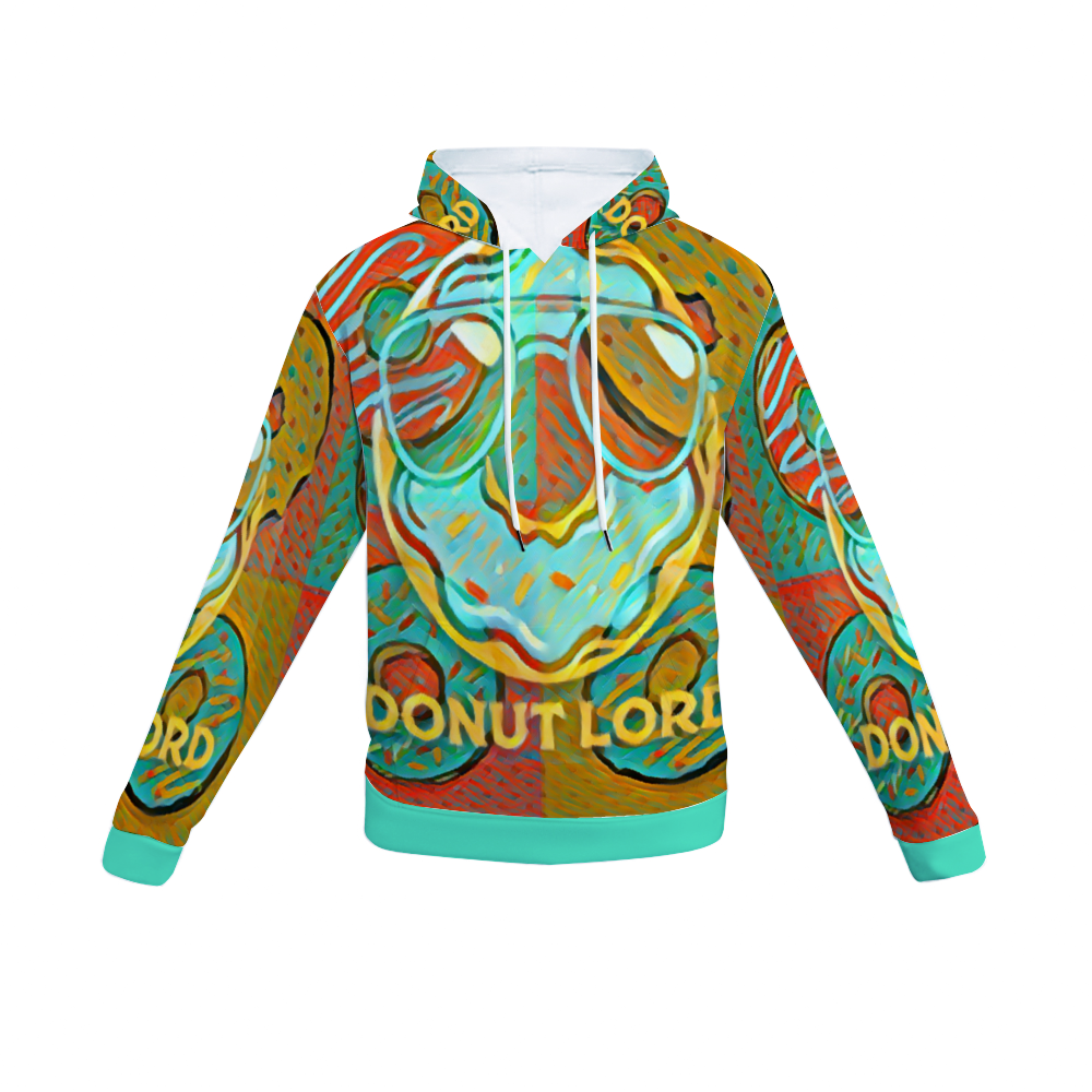 Customizable Unisex All Over Print Plush Hoodies with Pockets