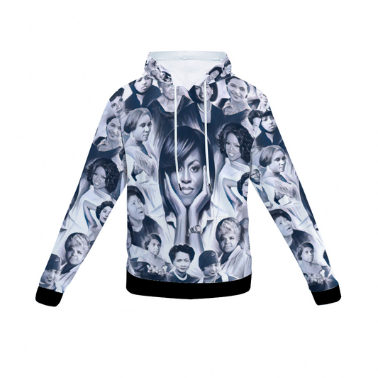 Customizable Unisex All Over Print Plush Hoodies with Pockets