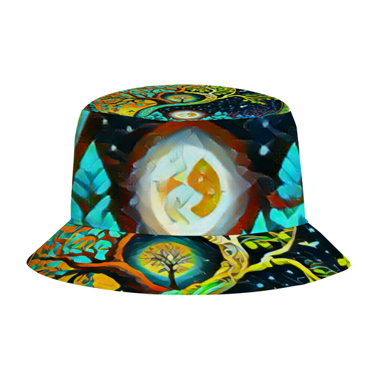 Custom Hats All Over Print Bucket Hat with Customized Under Brim