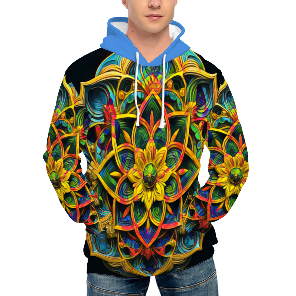 Custom Hoodies Unisex All Over Print Plush Hoodies with Pockets