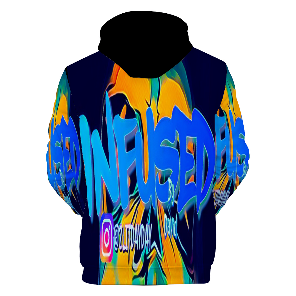 Custom Hoodies Unisex All Over Print Plush Hoodies with Pockets