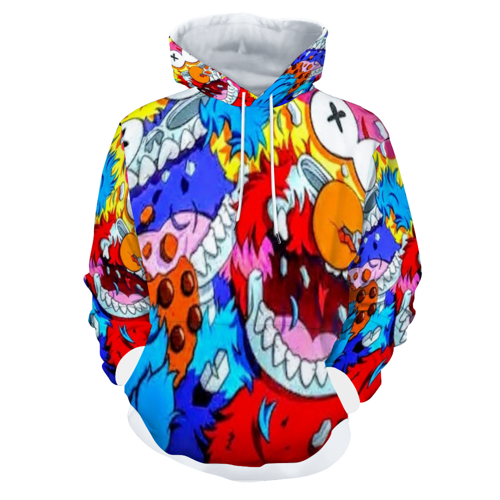 Customizable Unisex All Over Print Plush Hoodies with Pockets