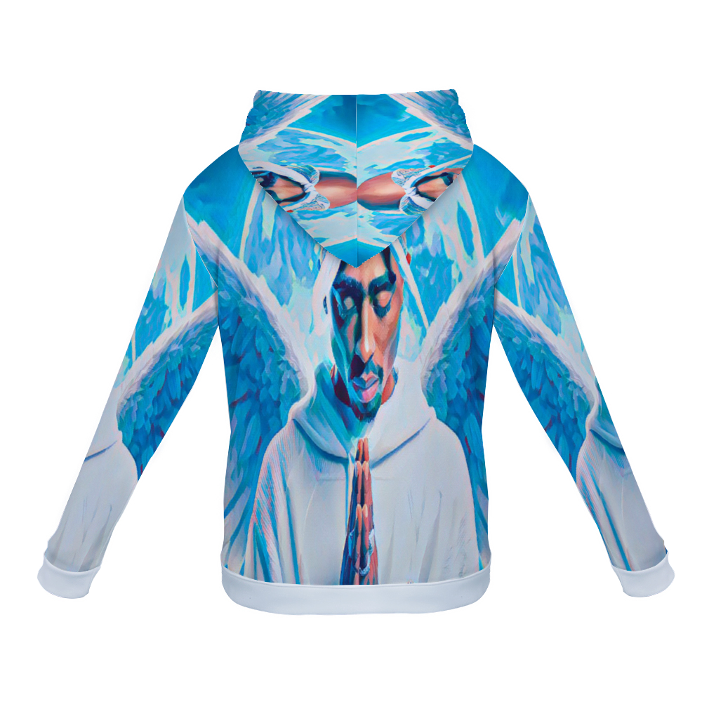 Customizable Unisex All Over Print Plush Hoodies with Pockets