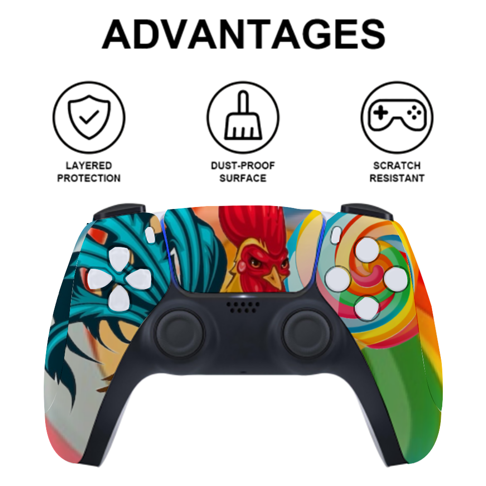 Custom  Sticker for PS5 Controller PS5 Console Sticker  Digital Version and Disc Version