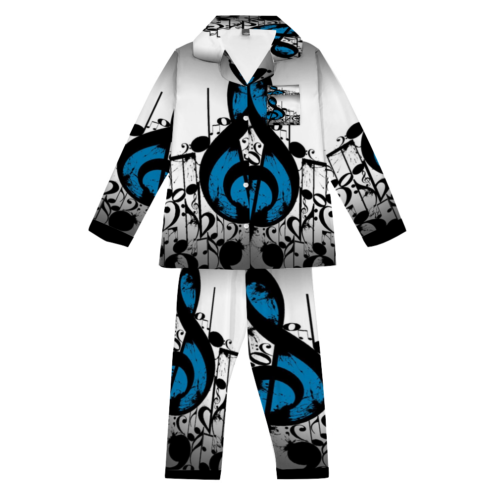 Custom Unisex  All Over Print Long Sleeve Pajamas Set of Shirt & Pants for Adults Sleeper Set Lounge Clothing