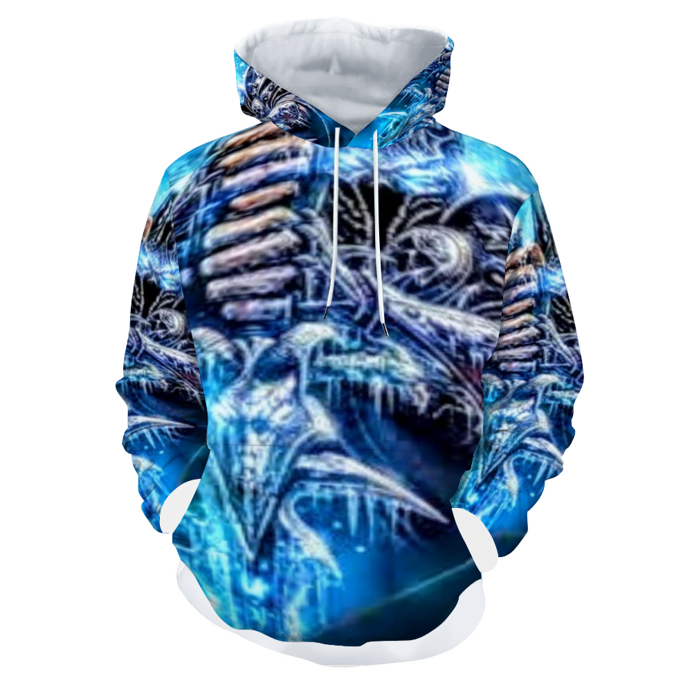 Customizable Unisex All Over Print Plush Hoodies with Pockets