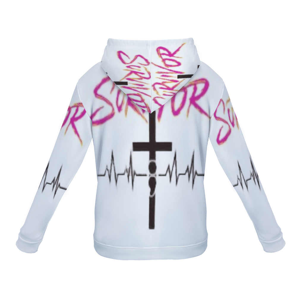 Customizable Unisex All Over Print Plush Hoodies with Pockets