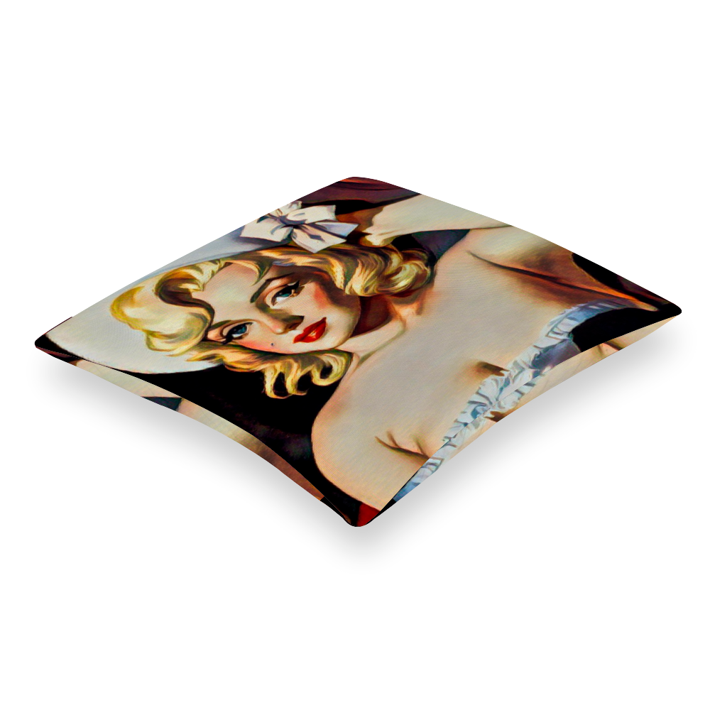 Custom Multisize Cotton Polyester Pillowcases 2 Sides Same Design