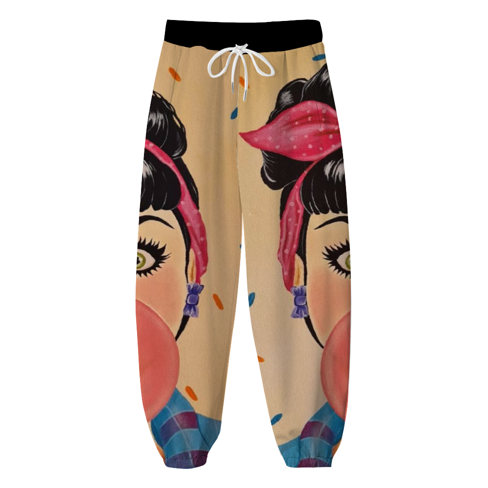 Custom Unisex All Over Print Long Casual Baggy Jogger Pants