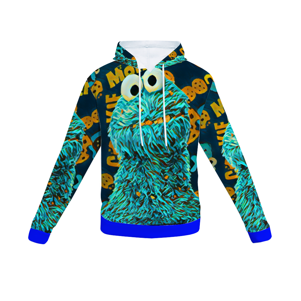 Customizable Unisex All Over Print Plush Hoodies with Pockets