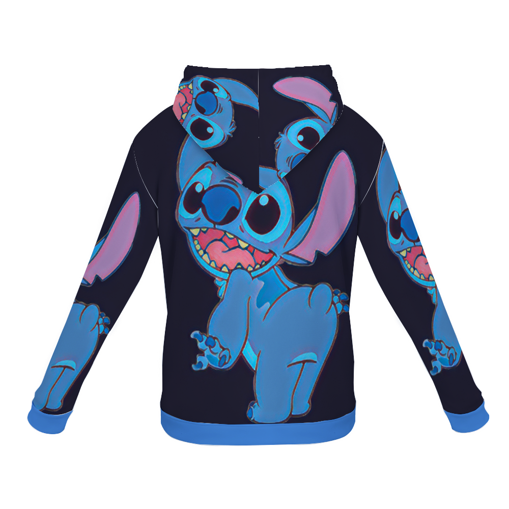 Customizable Unisex All Over Print Plush Hoodies with Pockets