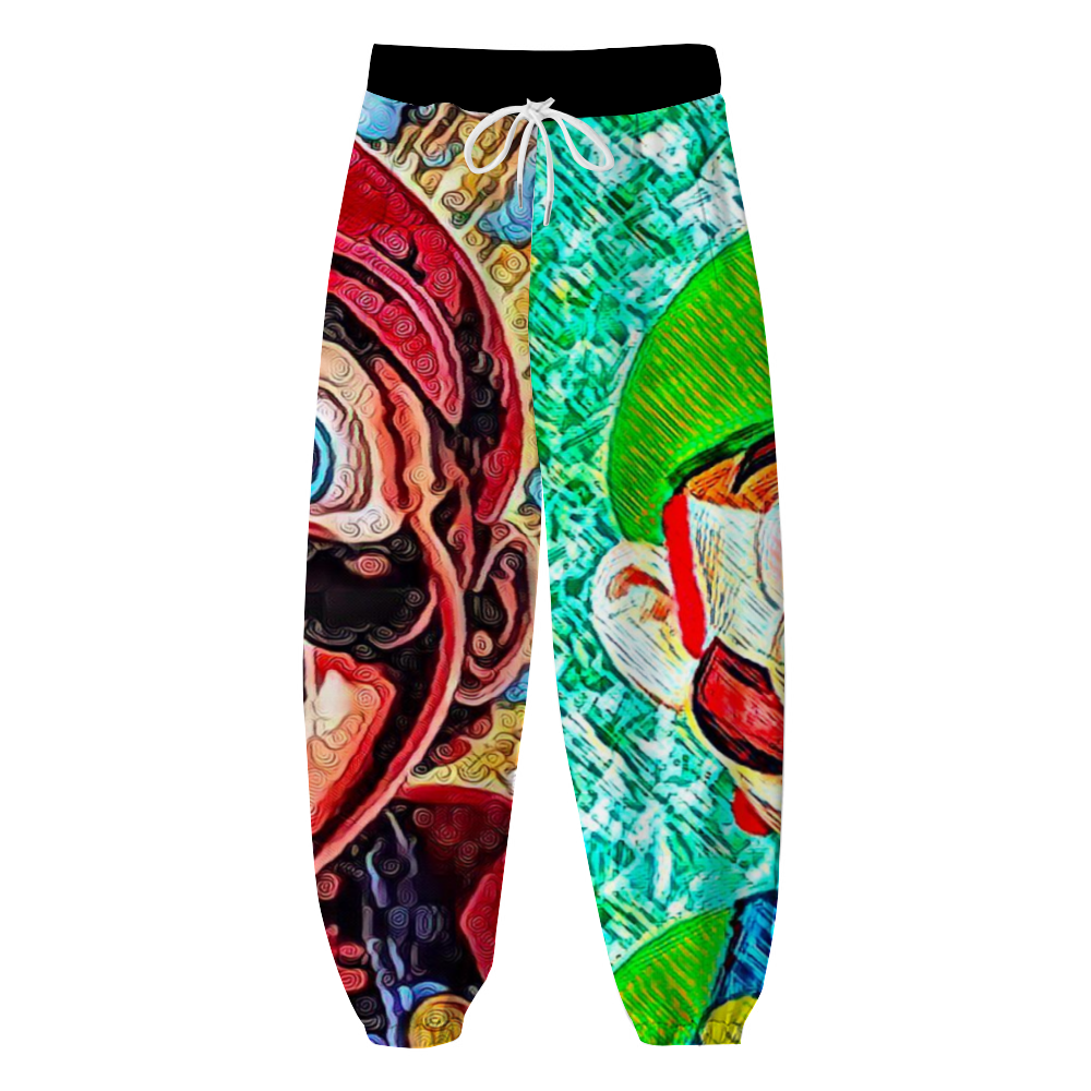 Custom Unisex All Over Print Long Casual Baggy Jogger Pants