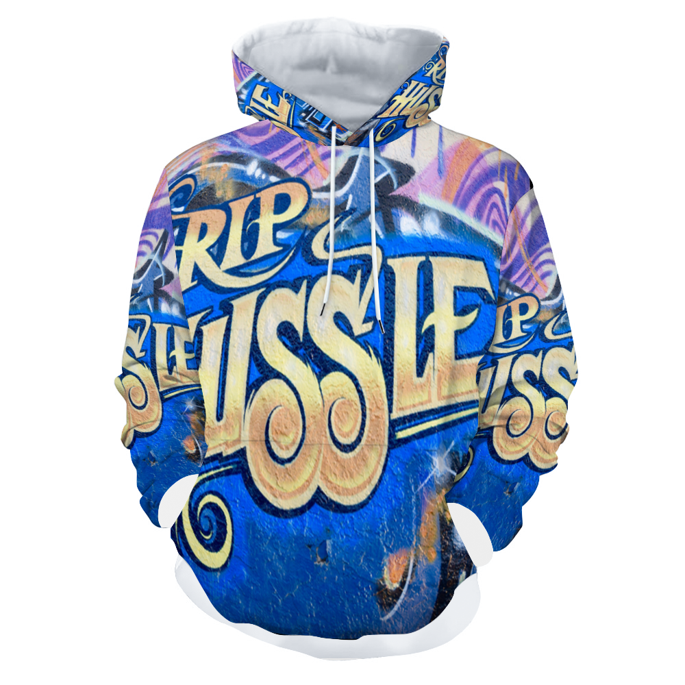 Customizable Unisex All Over Print Plush Hoodies with Pockets