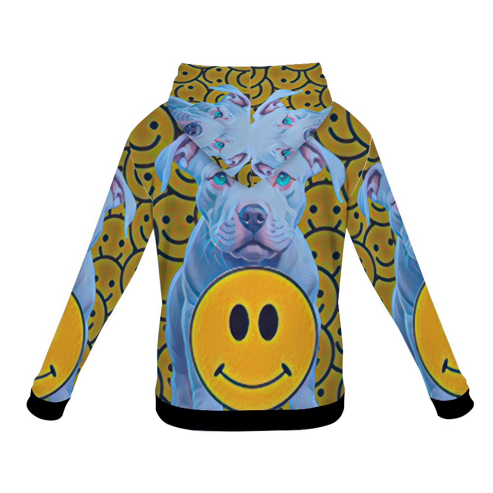 Customizable Unisex All Over Print Plush Hoodies with Pockets