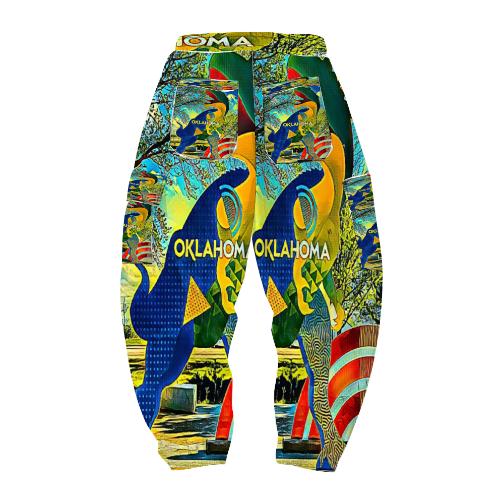 Custom Unisex All Over Print Long Casual Baggy Jogger Pants