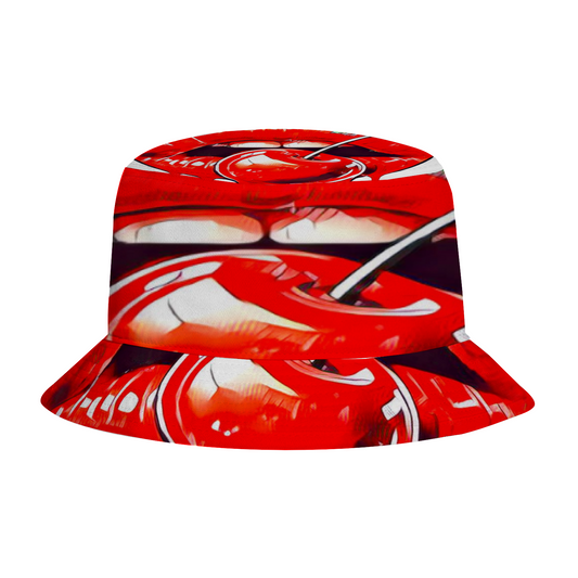 Custom Hats All Over Print Bucket Hat with Customized Under Brim