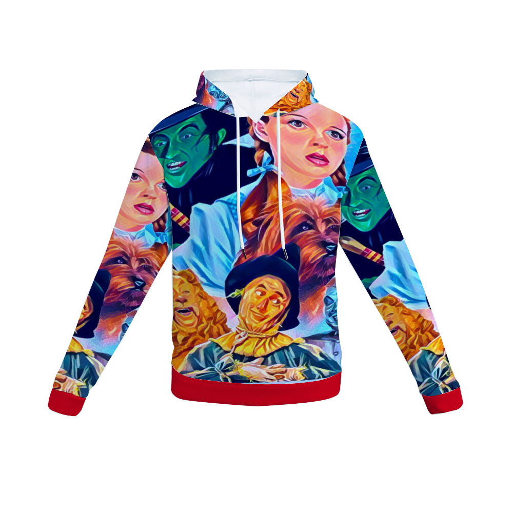 Customizable Unisex All Over Print Plush Hoodies with Pockets