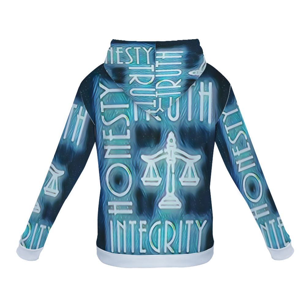 Customizable Unisex All Over Print Plush Hoodies with Pockets