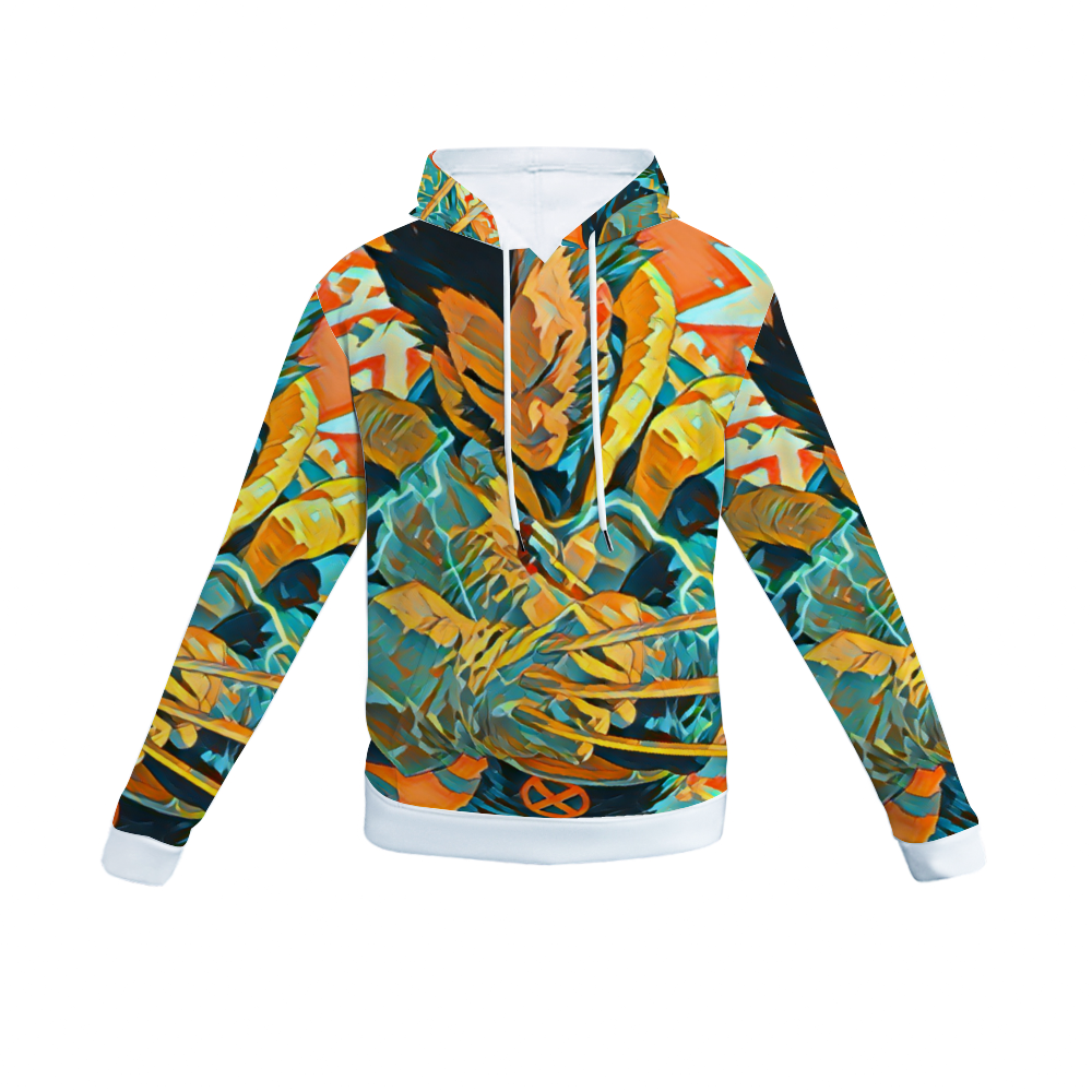 Customizable Unisex All Over Print Plush Hoodies with Pockets