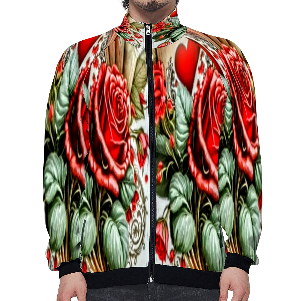 Custom All Over Print Baseball Jackets Fashion Coats with Zipper