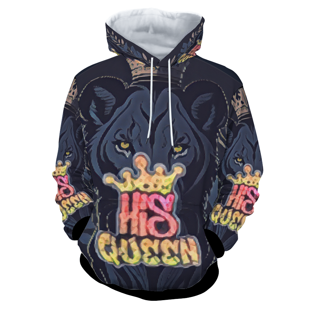 Customizable Unisex All Over Print Plush Hoodies with Pockets