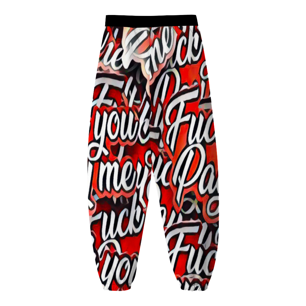 Custom Unisex All Over Print Long Casual Baggy Jogger Pants