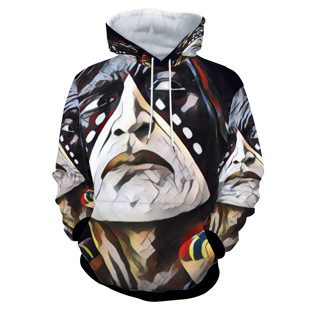 Customizable Unisex All Over Print Plush Hoodies with Pockets