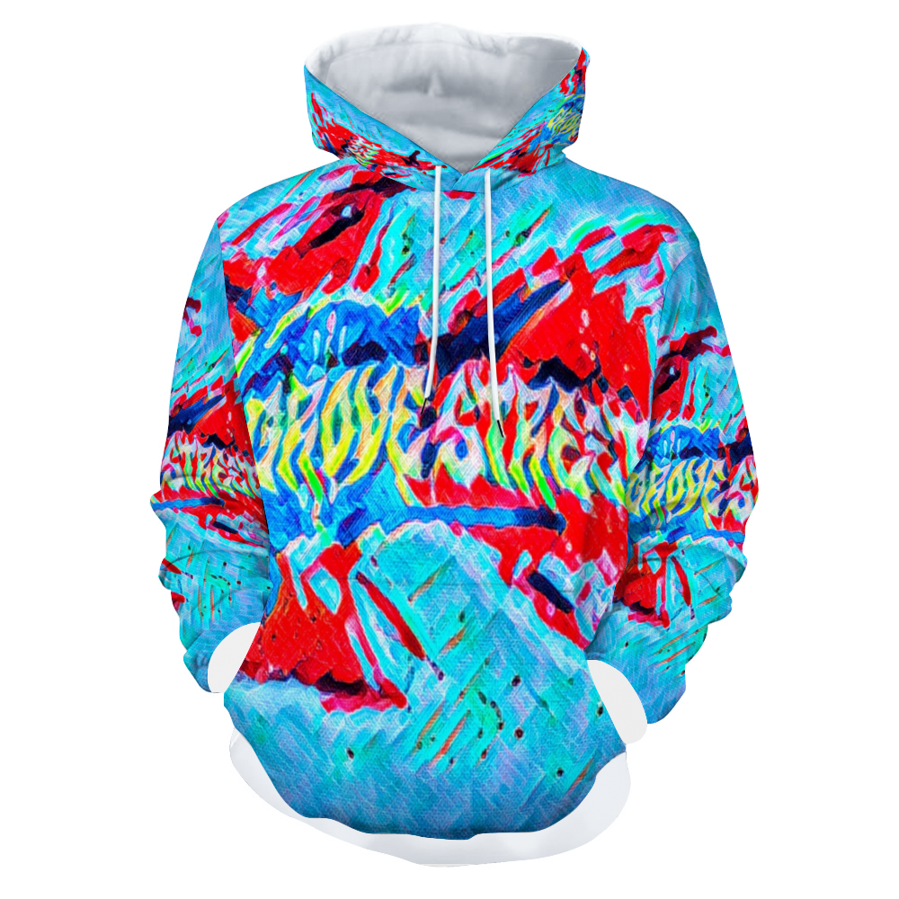 Customizable Unisex All Over Print Plush Hoodies with Pockets